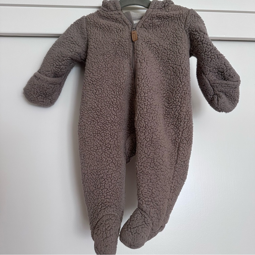 Carter's Soft Brown Sherpa‎ Footie